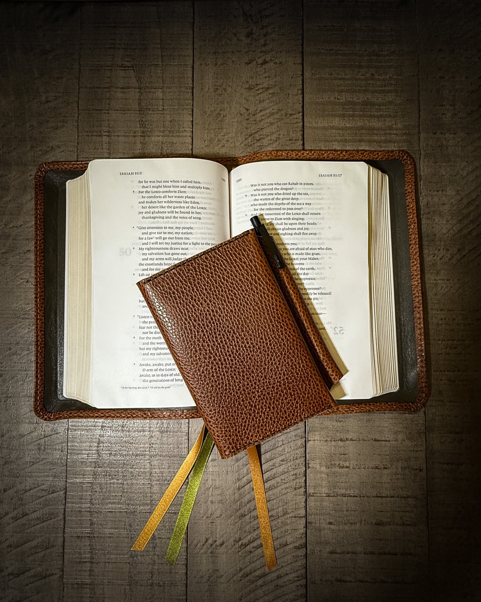 The Teddy – Field Notes Leather Journal for Prayers, Study, & Everyday Notes | Red Letter Rebind