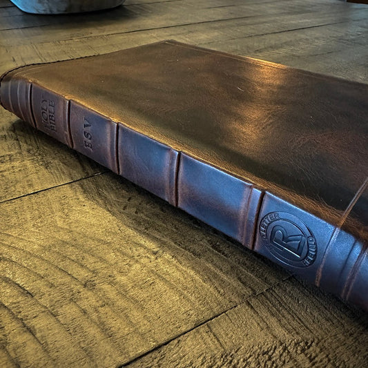 Custom Leather Bible Rebinding for Special Occasions - Red Letter Rebind