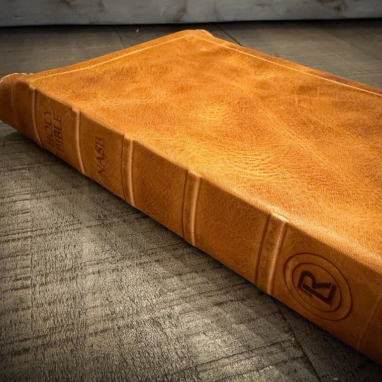 Bible Rebinding- Badalassi Waxy Natural