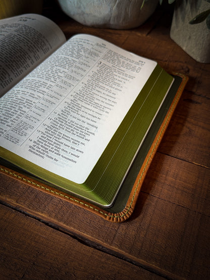 NASB 1995 Large Print Ultrathin Reference-Badalassi Pueblo Cognac