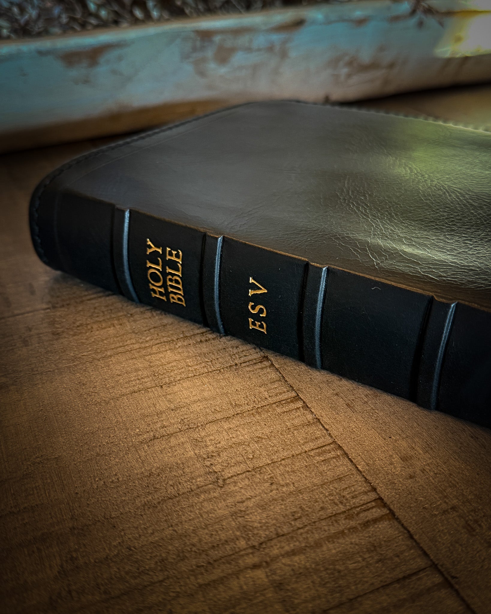 Bible Rebinding Badalassi Waxy Black