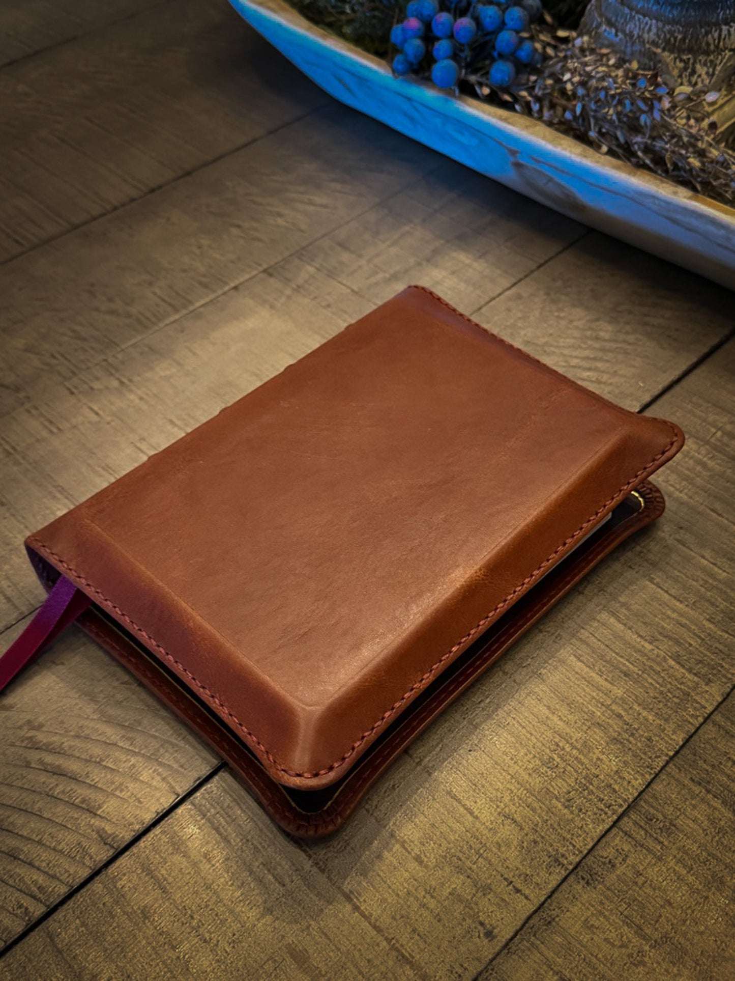 Cambridge ESV Clarion | La Perla Azzurra Old English - Marrone