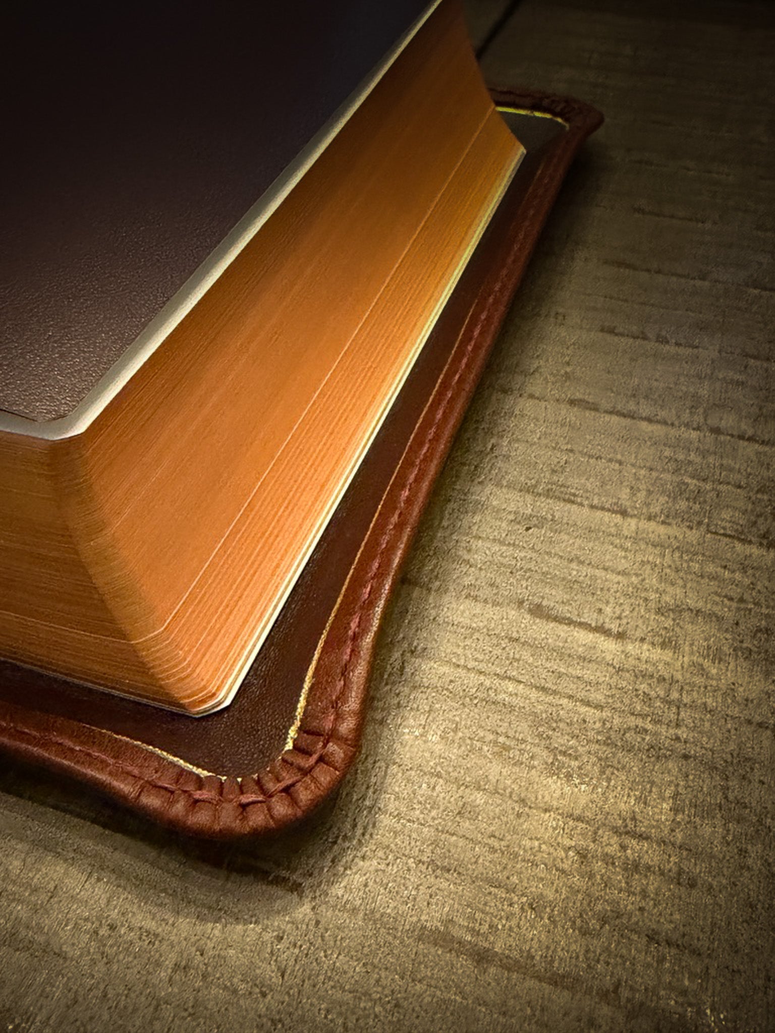 Cambridge ESV Clarion | La Perla Azzurra Old English - Marrone