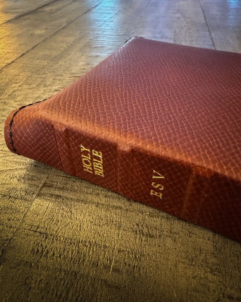 Hatch Horween ESV Heirloom Personal Size Bible Rebind