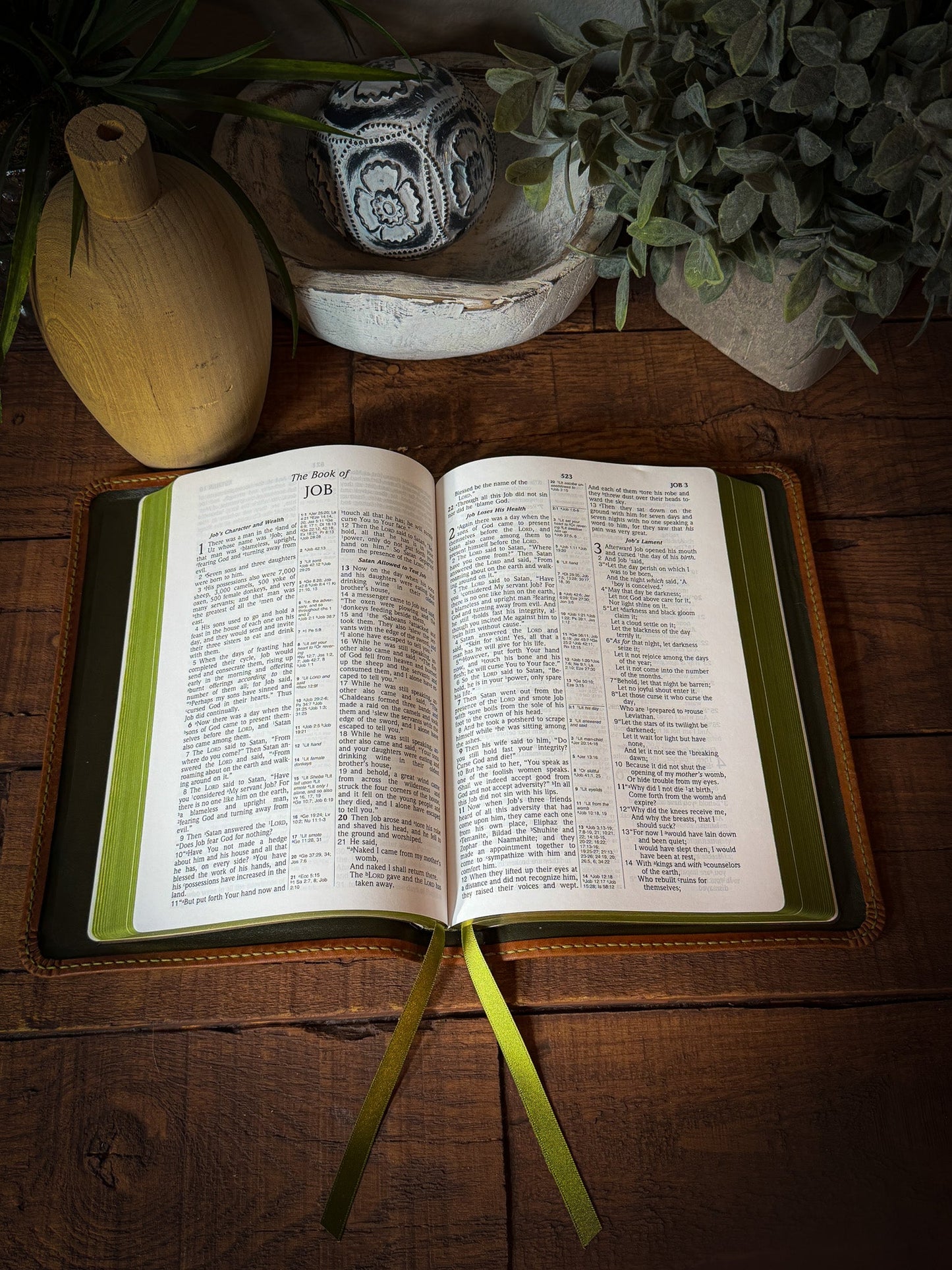 NASB 1995 Large Print Ultrathin Reference - Badalassi Pueblo Cognac