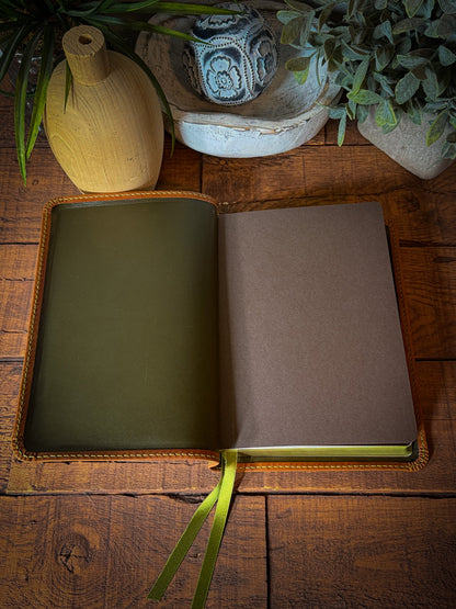 NASB 1995 Large Print Ultrathin Reference - Badalassi Pueblo Cognac