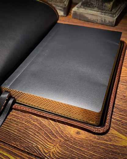 NKJV Maclaren Thinline Reference - Horween Derby Nut Brown